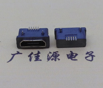 Micro usb5pin母座 B型防水反向连接器  B型防水迈克  迈克防水连接器