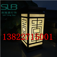 中式简约户外防水壁灯节能方形壁灯创意仿云石壁灯  中式仿古壁灯  LED节能灯