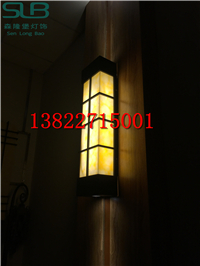家居场所客厅方形仿云石壁灯现代特色LED节能壁灯  LED壁灯  走廊壁灯