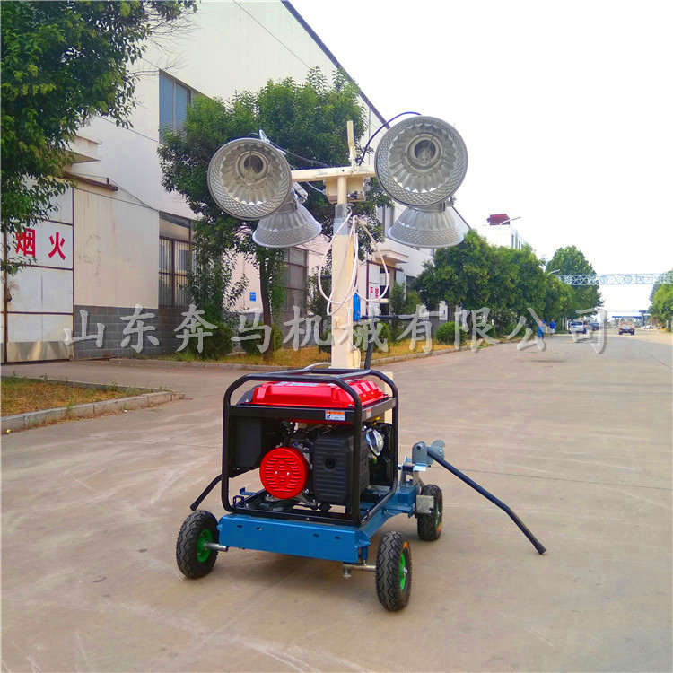 工程用发电机移动灯塔厂家 球形照明车柴油发电机  升降照明车  移动照明车