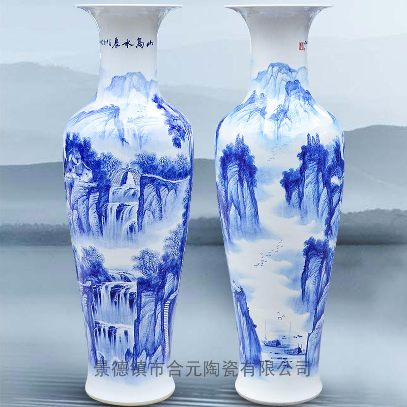 商会庆典馈赠礼品陶瓷大花瓶&nbsp;&nbsp;馈赠礼品大花瓶&nbsp;&nbsp;景德镇陶瓷大花瓶