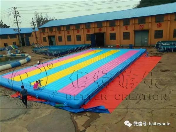网红桥蹦蹦床价格  网红桥气垫  网红充气气垫