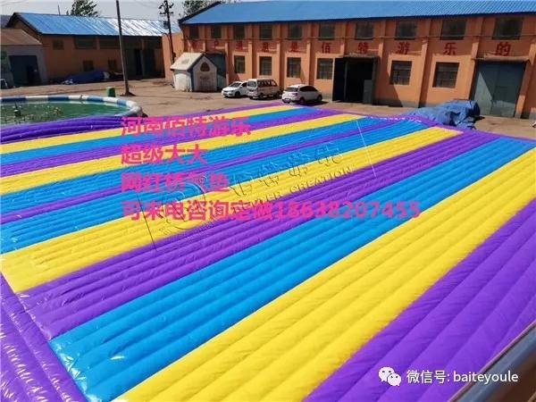 佰特游乐专做网红桥气垫  网红蹦蹦床  充气气垫