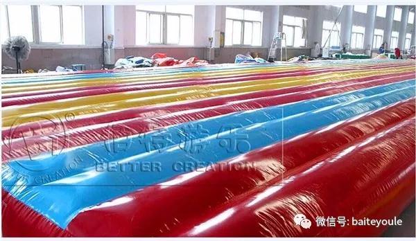 郑州网红桥气垫厂家 佰特游乐  充气气垫  充气蹦蹦床