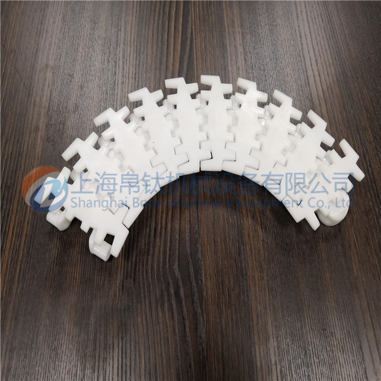 订制flexlink103侧弯柔性链板 加胶防滑柔性链板