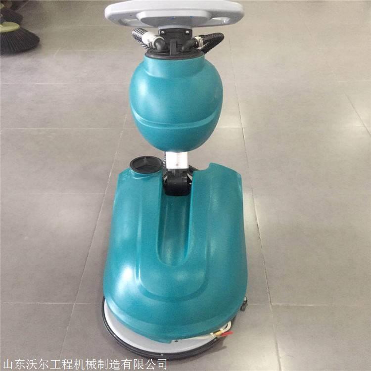 手推电动洗地机全自动地面洗刷污水回收机厂家直销  地面洗刷机