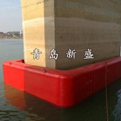 青岛新盛筒型多级缓冲自浮式FRP防撞圈  固定式防撞块  桥梁防撞设施  自浮式防撞圈