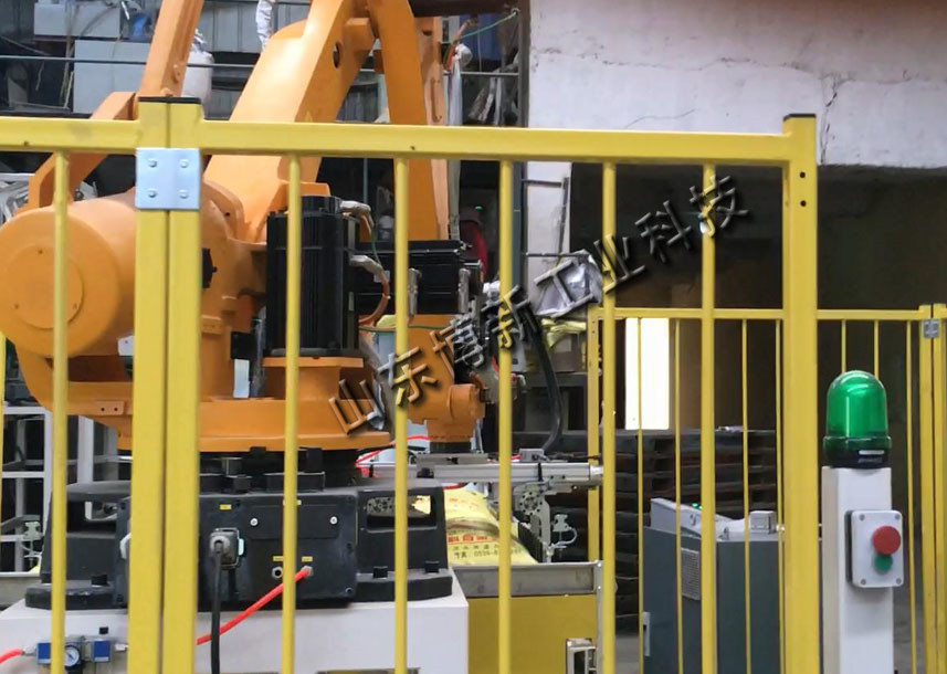 大米码垛机器人，非标定制全自动码垛机设备&nbsp;&nbsp;包装码垛生产线