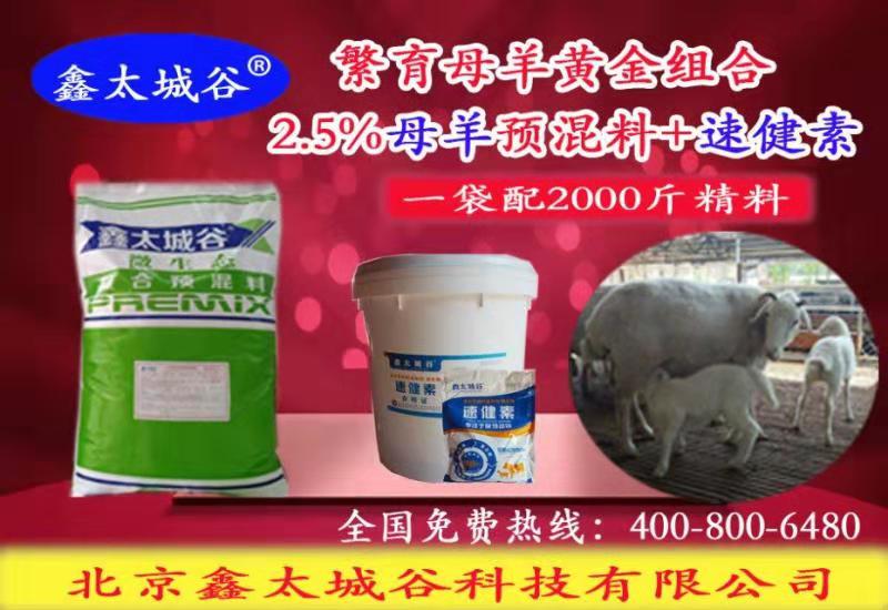 2.5%绿色健康无抗微生态型母羊专用预混料  促消化母羊饲料  产羔多的母羊饲料