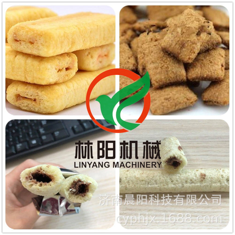 济南林阳夹心米果生产设备  夹心米果生产机械  夹心米果生产线