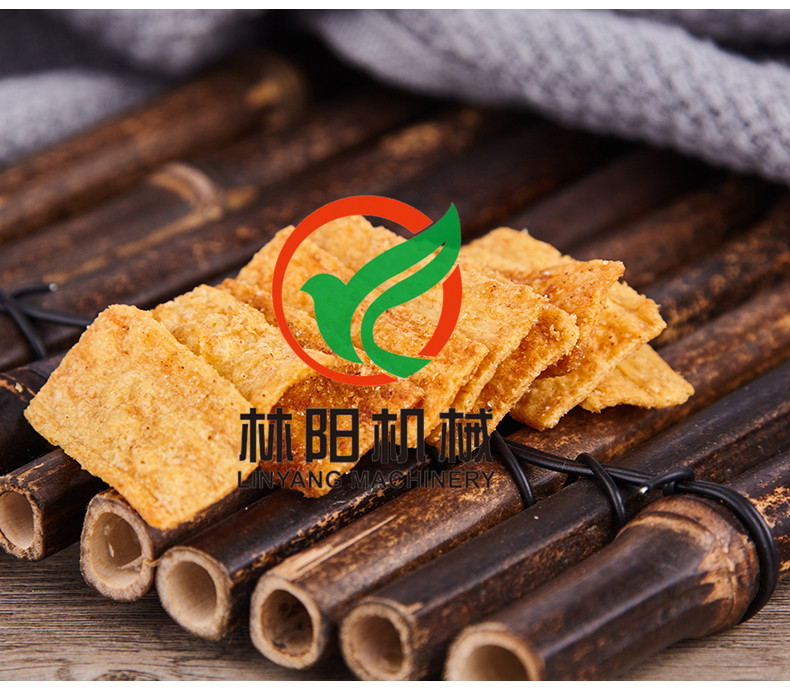 脆锅巴机械设备生产线-林阳机械  脆锅巴生产设备  脆锅巴生产机械