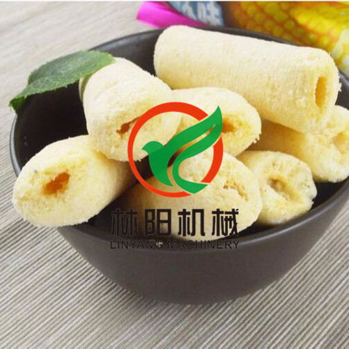 膨化食品夹心米果生产设备-林阳机械  夹心米果生产机械  夹心米果生产线
