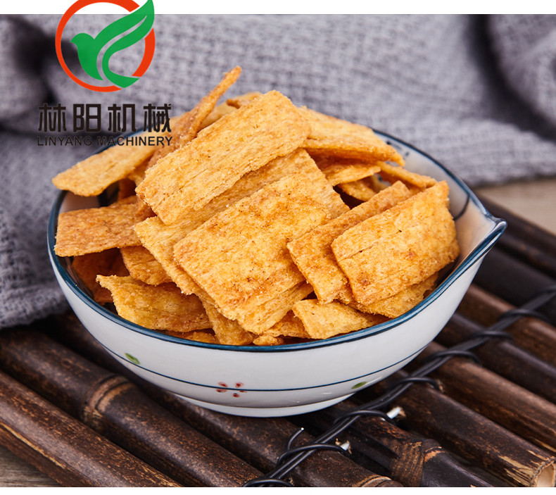 脆锅巴生产设备 油炸食品生产线  脆锅巴生产机械  脆锅巴生产线