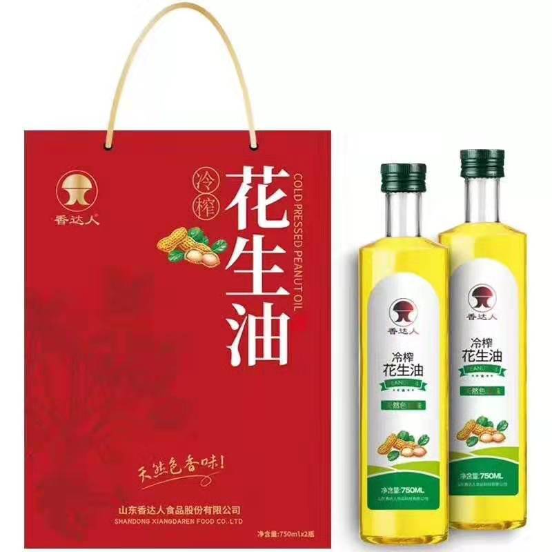 香达人冷榨花生油春节礼盒企事业单位福利采购