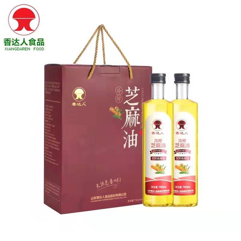 香达人低温冷榨亚麻籽油核桃油花生油诚招代理OEM  冷榨油