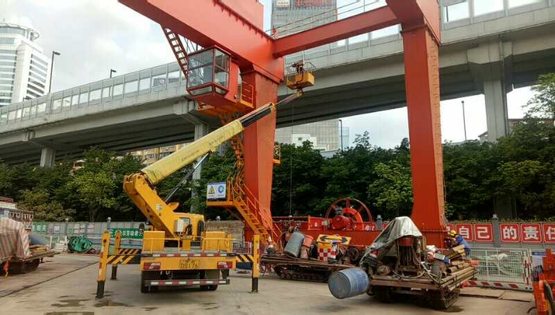 房屋检测高空作业车出租云梯车出租高空车  路灯车
