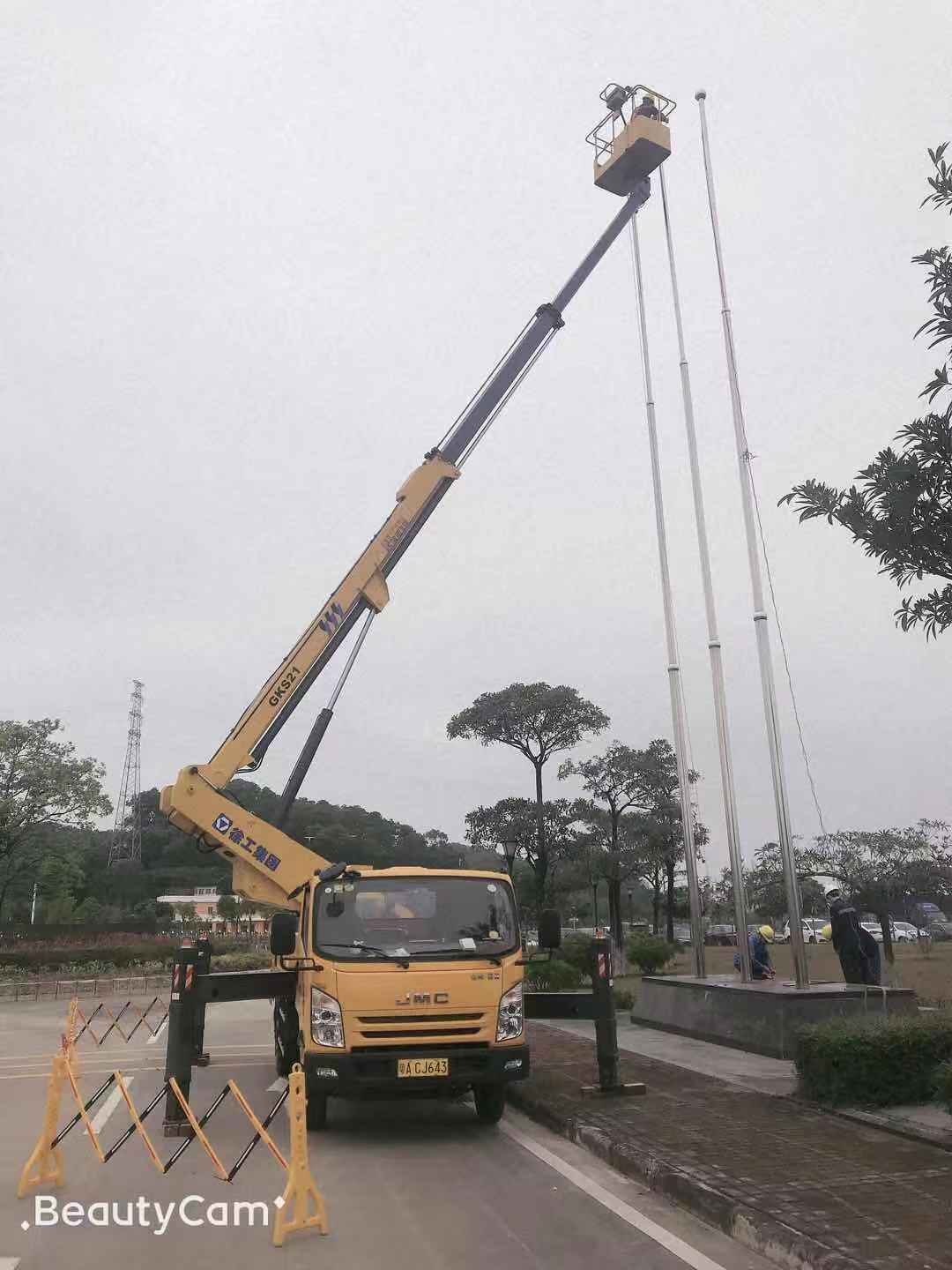 广州黄埔区路灯监控安装高空车出租云梯车  桥检车