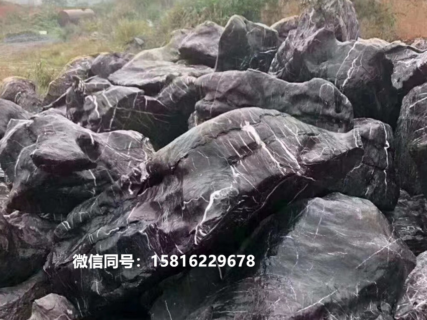 广东黑色太湖石 英德太湖石假山 广东太湖石价格