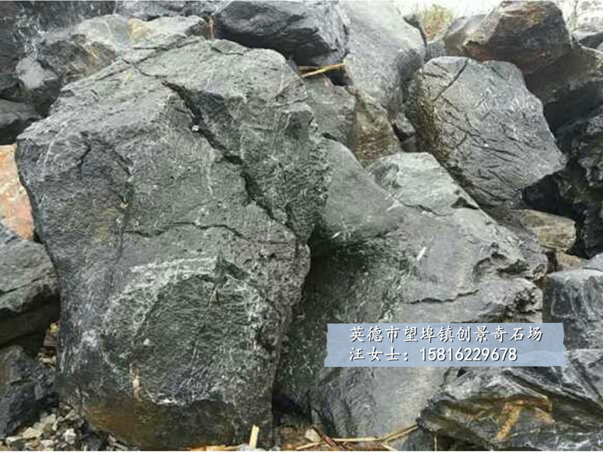 小溪流水驳岸石 批发供应定制假山石 精品园林景观太湖石