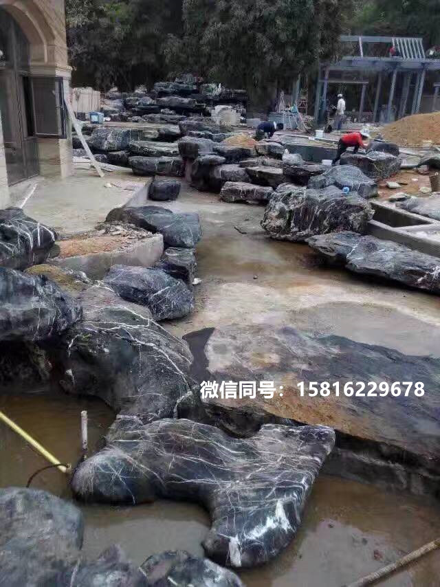广东黑色太湖石 英德太湖石假山 广东太湖石价格