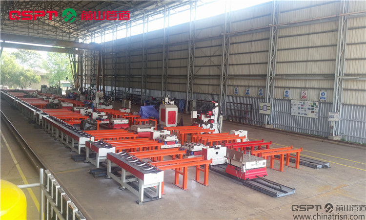 固定车间式管道预制生产线，前山管道  固定车间式生产线  管道生产线厂家