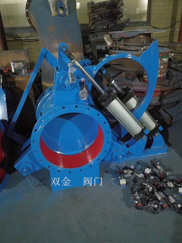 F643X气动盲板阀  浙江温州双金阀门有限公司供应  气动盲板阀厂家  气动盲板阀价格  气动盲板阀原理