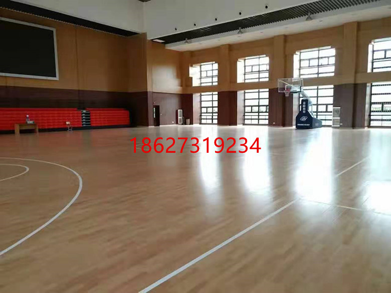 运动木地板桦木篮球馆木地板施工