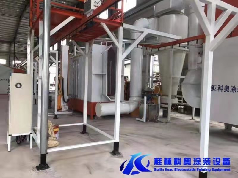 PP板大旋风粉房PP 大旋风回收 PP大旋风喷房  塑料喷粉房涂装生产线  智能涂装设备