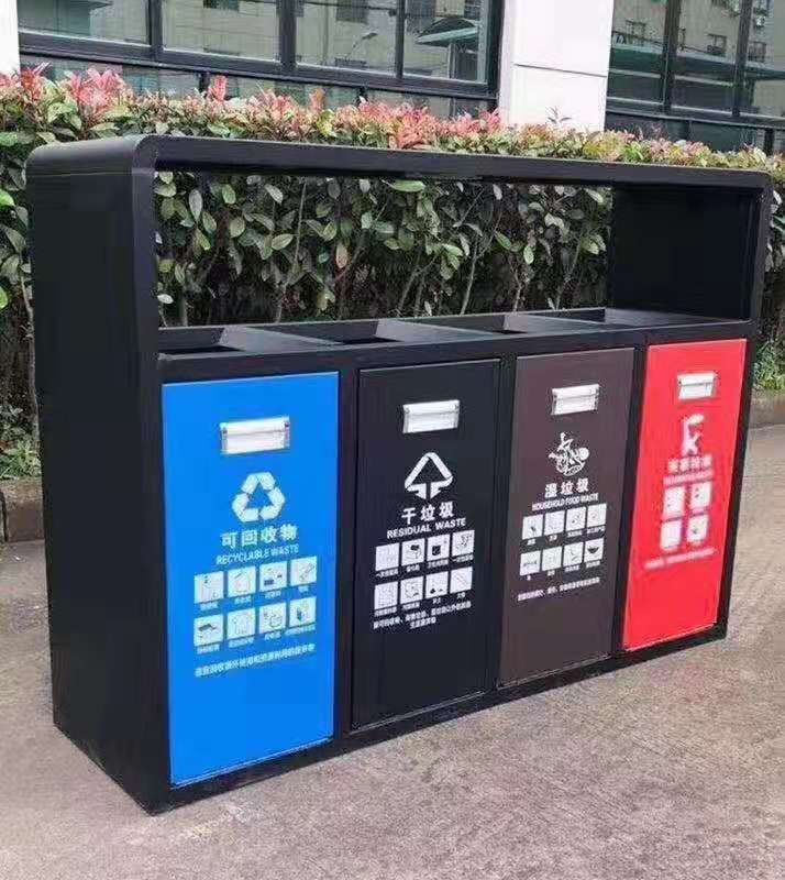 户外分类垃圾箱  垃圾桶