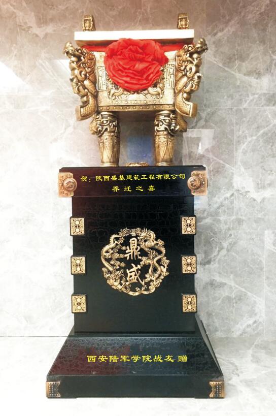 西安开业大摆件大铜鼎开业礼品，青铜鼎鼎盛千秋1.63米  西安开业摆件  西安开业铜鼎  西安庆典大鼎