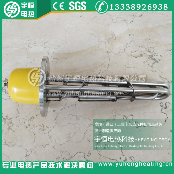 小型高温法兰电热管  高温加热管  进口加热管