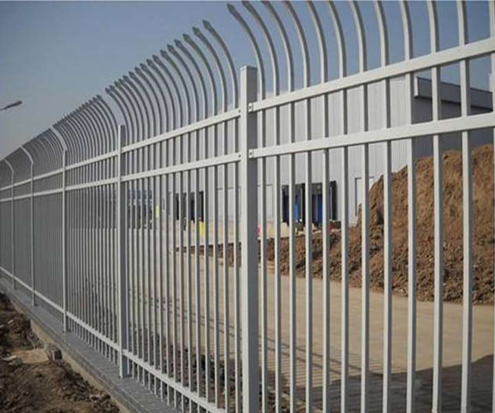 方管焊接栅栏 南沙电站围墙护栏 厂区围栏