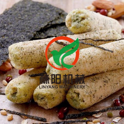 夹心米果生产线-济南林阳机械  夹心米果生产设备  夹心米果生产机械