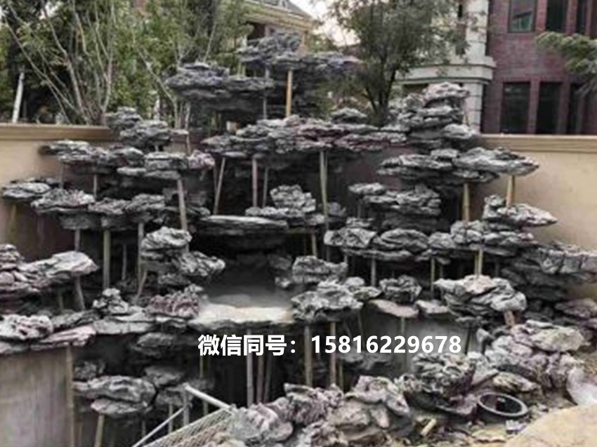 贵州庭院假山制作 英石叠石图片 英石叠石批发价?
