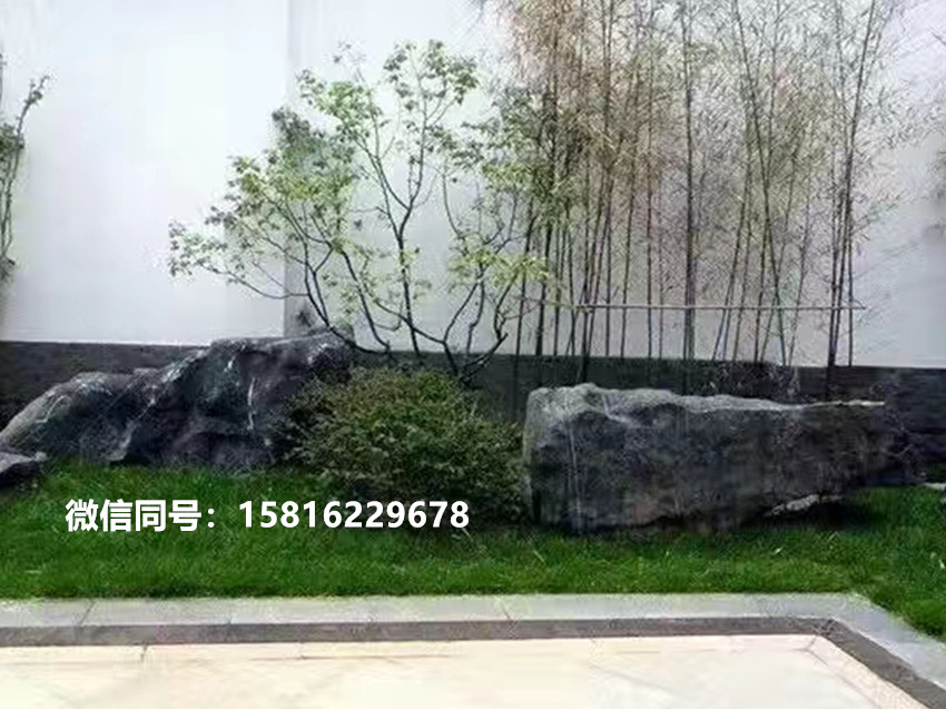 江苏太湖石假山 高档小区造景石 黑色太湖石批发
