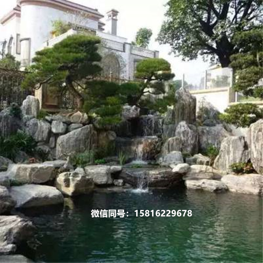 长期供应泰山石园林石 泰山石 雪浪石 浪花石 花纹石2  广东供应泰山石园林石  广东泰山石  雪浪石假山案例