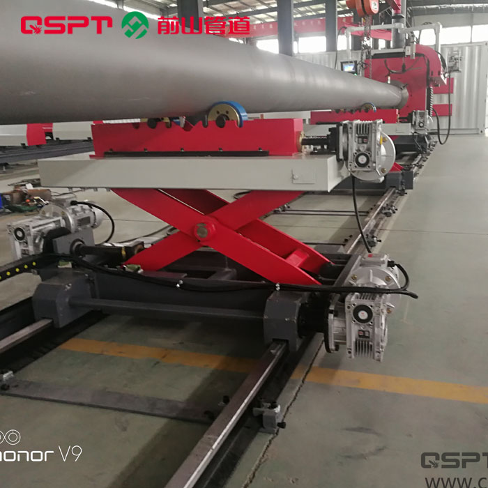 剪刀叉型小车输送系统，前山管道  管道输送小车  管道输送设备  管道电动输送小车