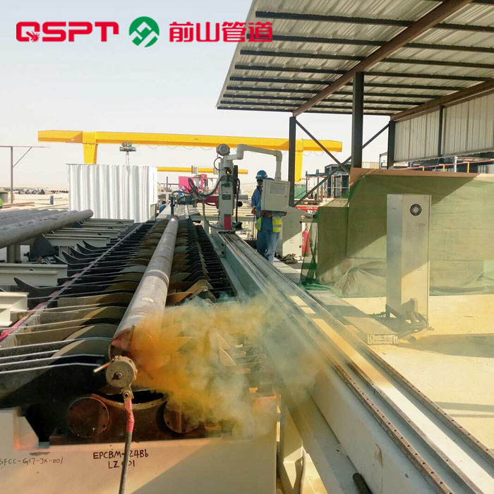 管道翻转物流输送系统，前山管道  纵向输送系统  管子翻转下料输送  无线遥控输送系统