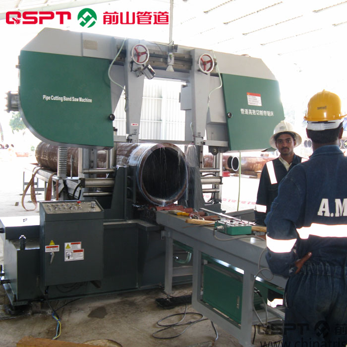 碳钢不锈钢管切割机，管道切割带锯床，前山管道  管道切割机