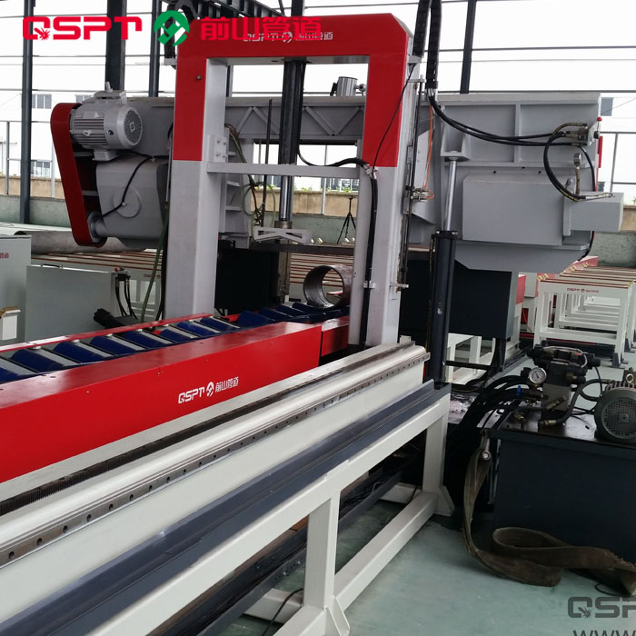 碳钢不锈钢管切割机，管道切割带锯床，前山管道  管道切割机