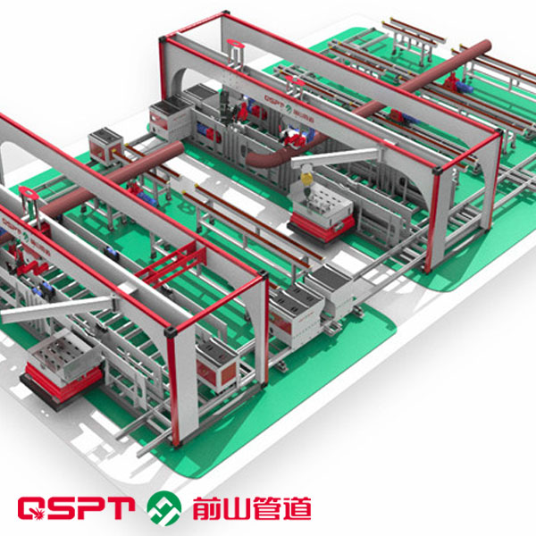 移动车间式管道生产线，管道加工生产线，前山管道  生产线预制厂家  移动车间式生产线