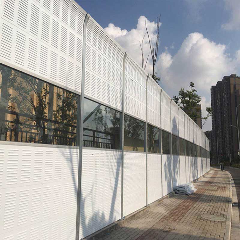 云南公路声屏障小区隔音板墙  金属百叶声屏障