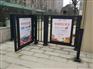 郑州 小区广告门 广告平开门设备