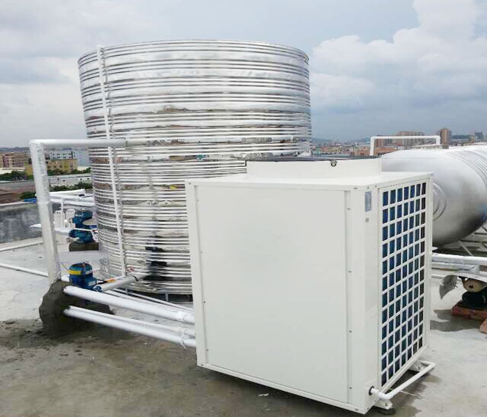 朱村5吨热水工程安装费用贵吗  空气能热水器  空气能热水机
