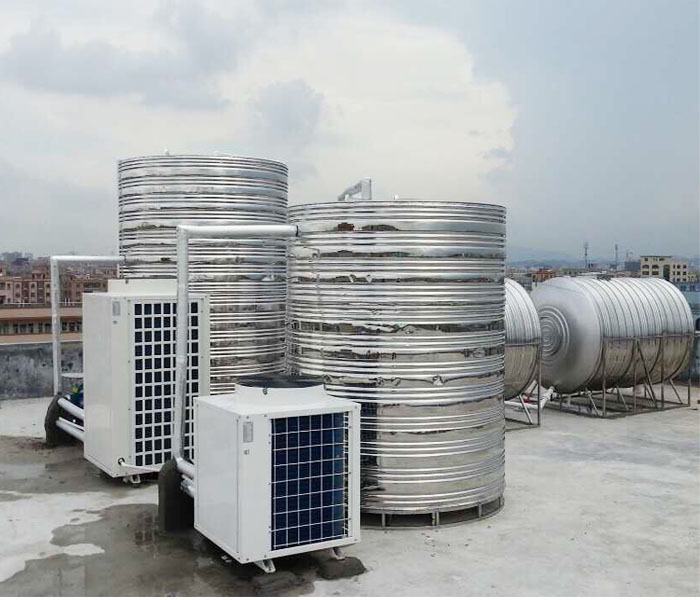 博罗泰美学校学生宿舍热水工程效果好吗  空气能热水器  空气能热水机