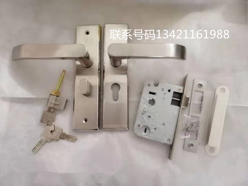 生产供应机械门锁不锈钢执手锁房门分体锁