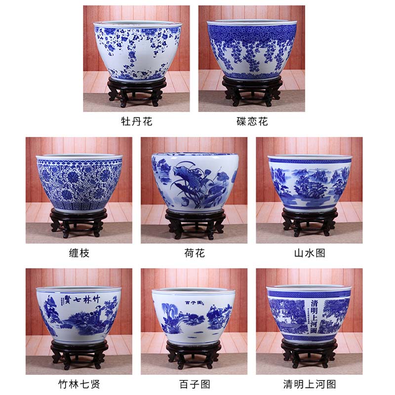 景德镇陶瓷鱼缸批发厂家