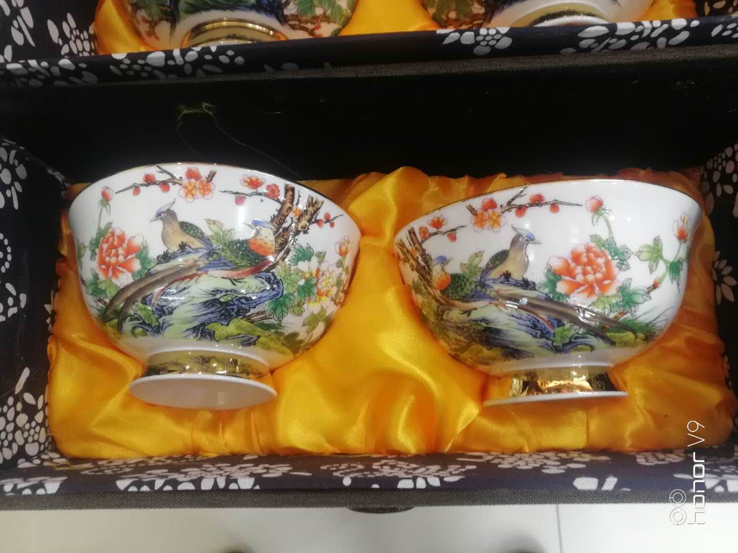 寿辰回赠礼品寿碗定制 答谢礼品寿碗套装