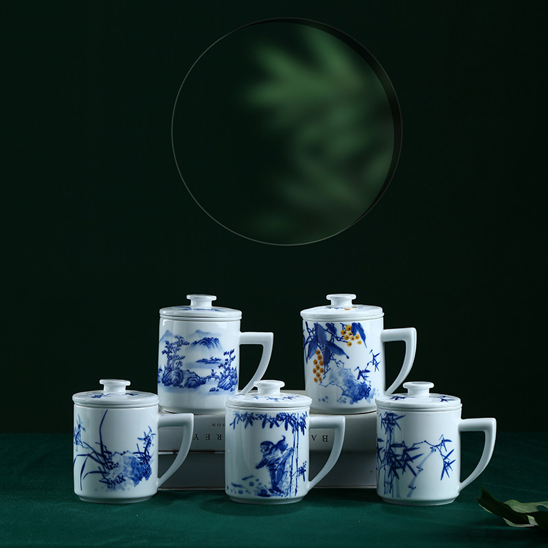元旦礼品陶瓷杯定制，礼品陶瓷茶杯套装价格&nbsp;&nbsp;定做礼品杯子