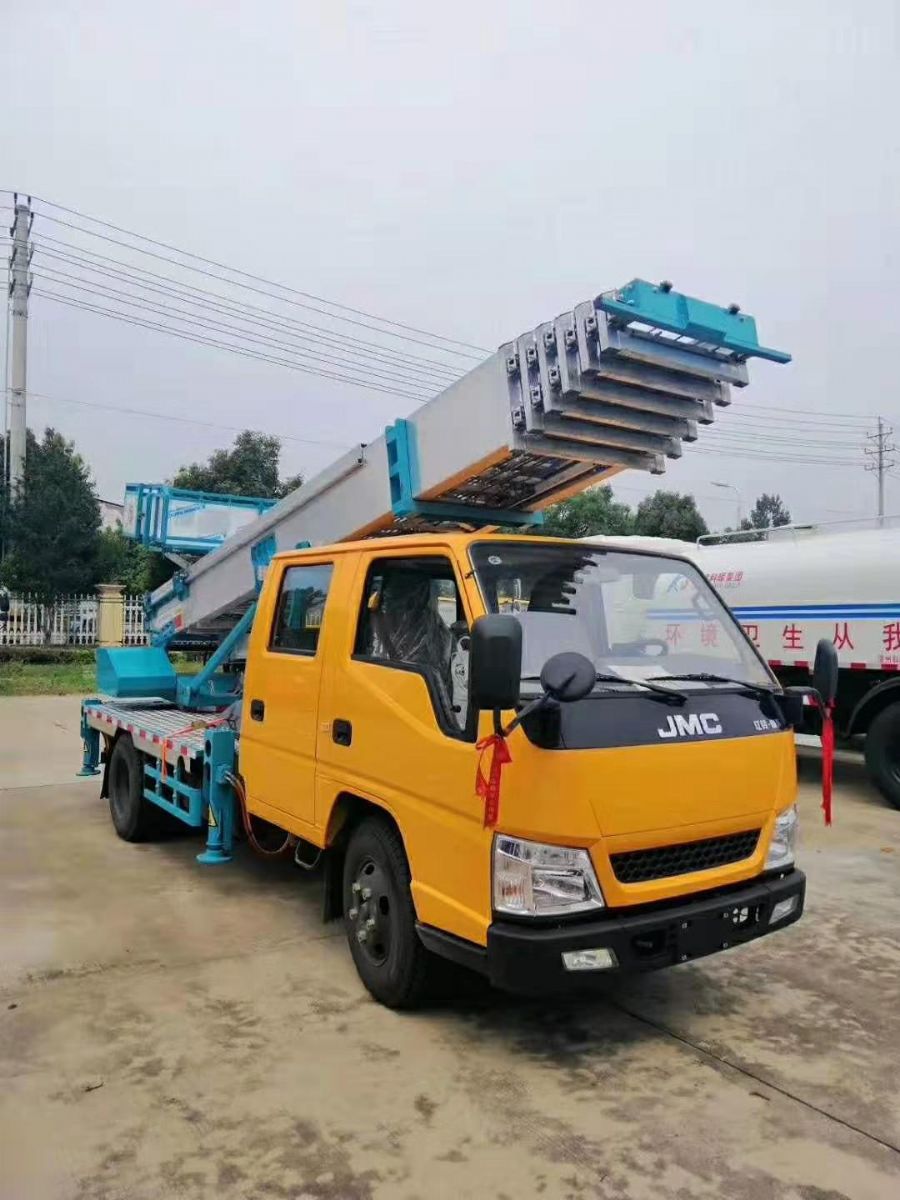 江铃高空作业运输车现车销售  江铃云梯搬运车